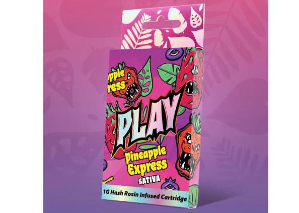 Play Cannabis | Pineapple Express Live Hash Rosin Cartridge