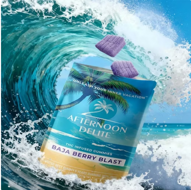Afternoon Delite - Baja Berry Blast - 200mg Gummies