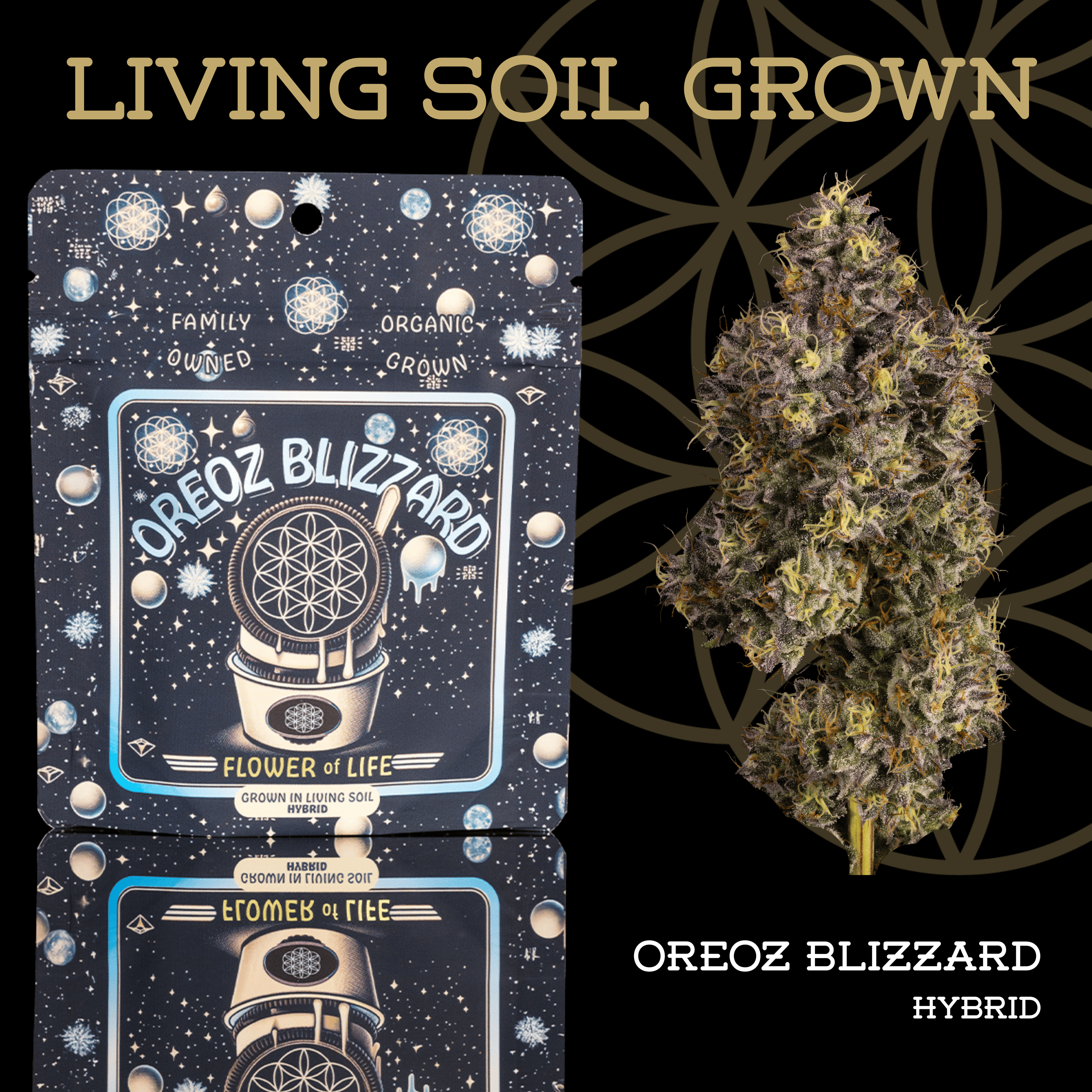 Living Soil | Oreoz Blizzard | Prepack | Mylar Bag