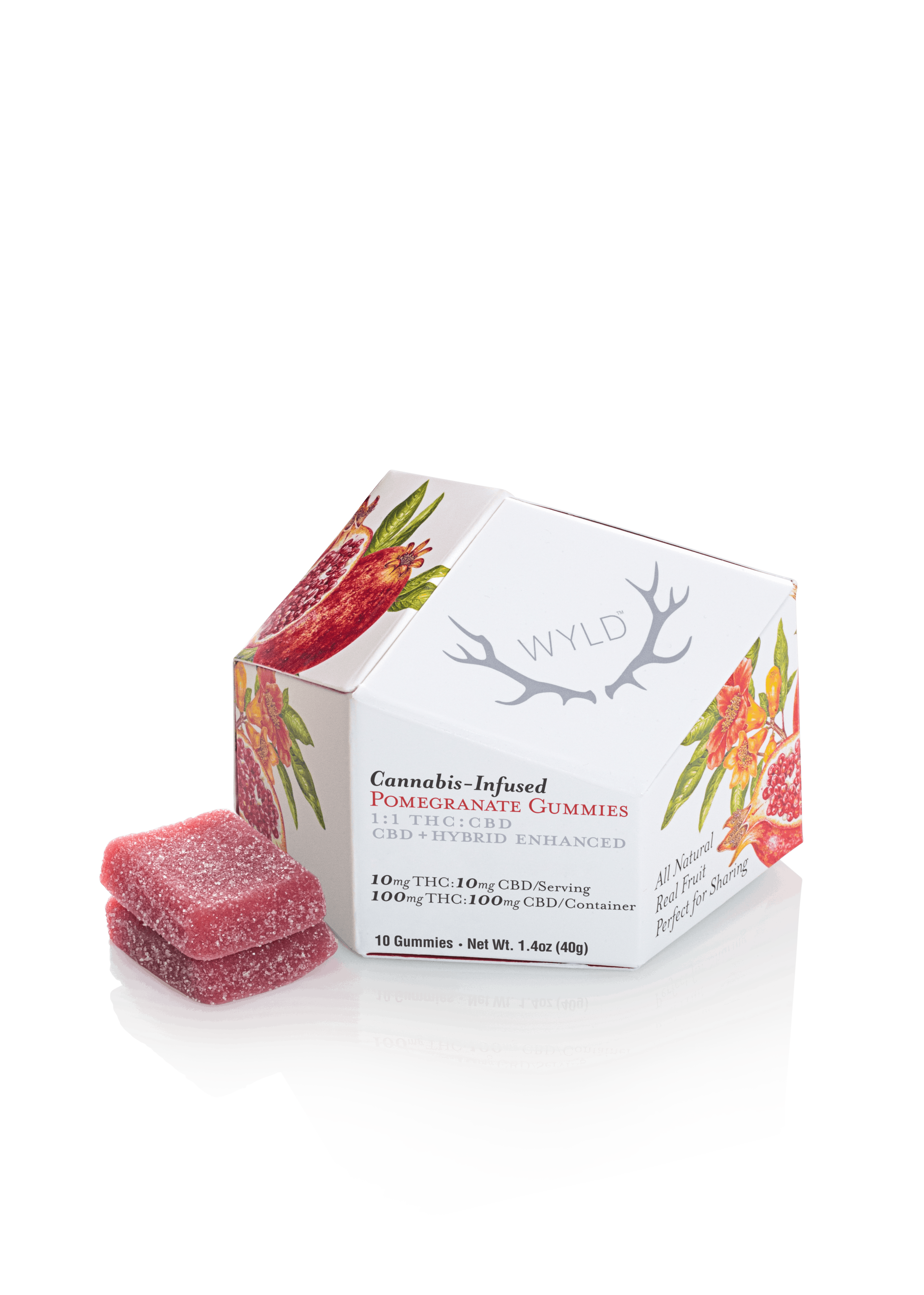 WYLD | Pomegranate 1:1 | THC:CBD