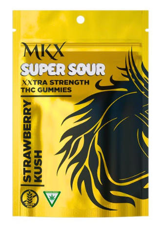MKX XXTRA - Super Sour Strawberry - 200mg Gummies