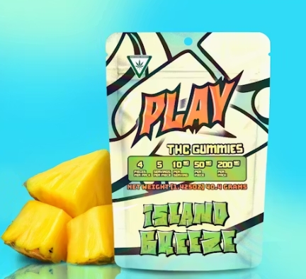 Island Breeze | 200mg Gummies 4pk | 4x50mg