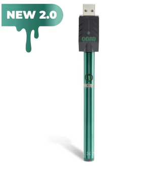 Ooze | Twist Slim 510 Battery 2.0 with Charger | 320mAh | Aqua Teal