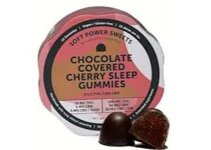 Soft Power Sweets | Chocolate Covered Cherry | Sleep | Gummies 100mg