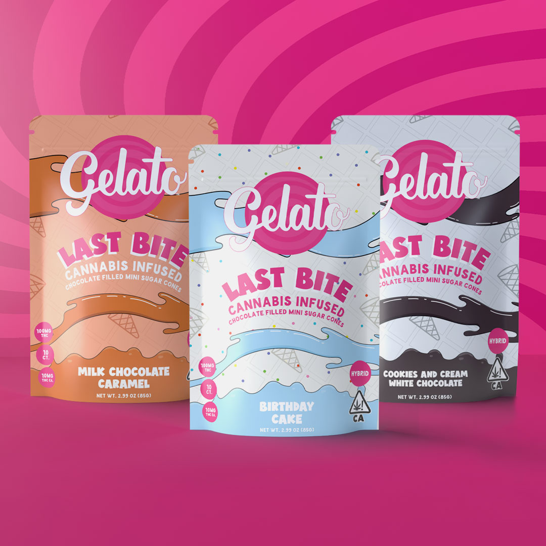 Gelato Last Bite - Mint Chocolate Mini Sugar Cones 10PK 100MG
