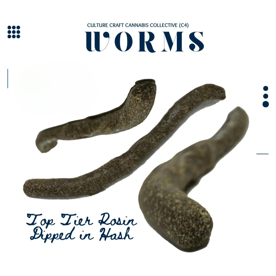 LCG x Blood Orange | Hash Rosin Worms |