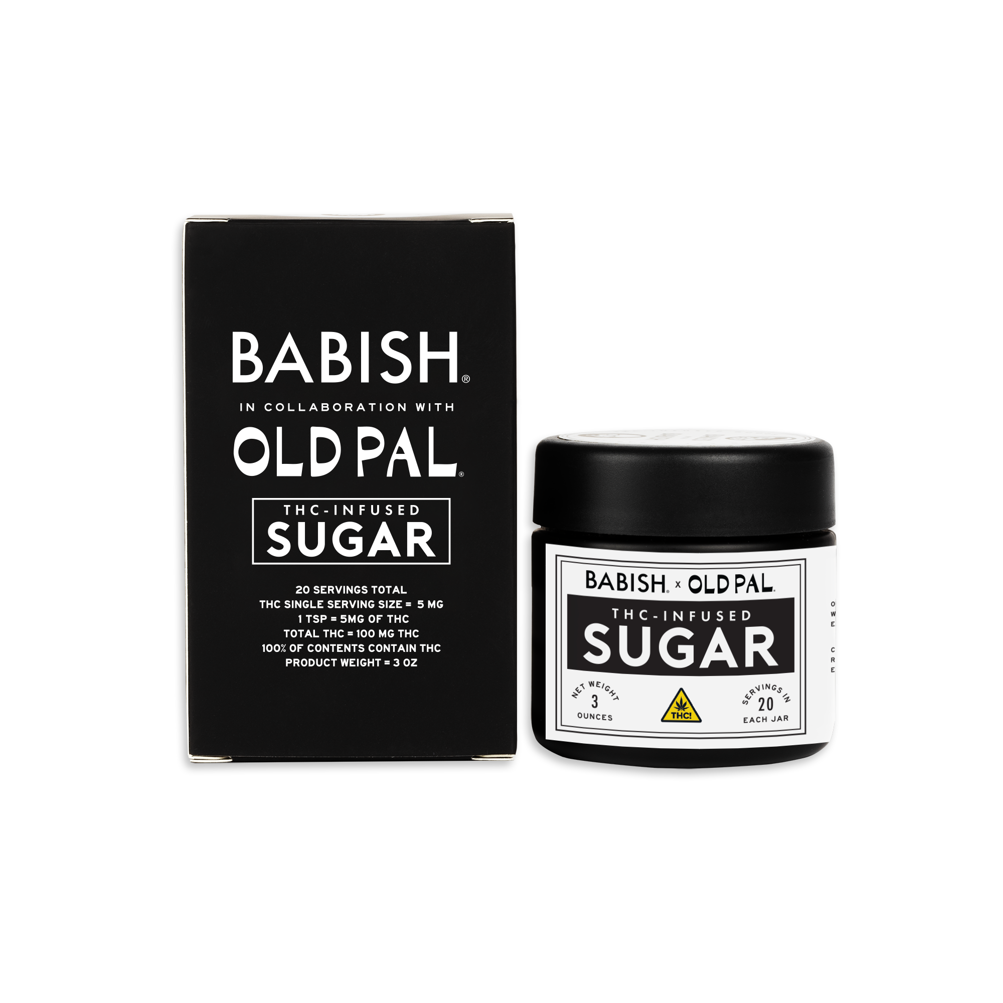 x Old Pal | Cooking/Baking | 20tsp | Infused Sugar | 100mg
