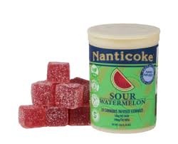 Gummies | 10pk | Sour Watermelon | Full Spectrum | Fast Acting | Long Lasting | Vegan | Gluten Free | No Artificial Flavors | 100mg