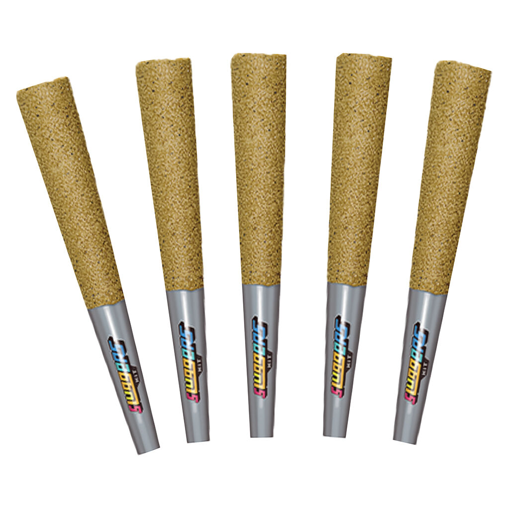Sluggers - Fire OG Juiced* Hash & Diamond Infused Kief Coated Pre-Roll - Hybrid - 5x0.5g