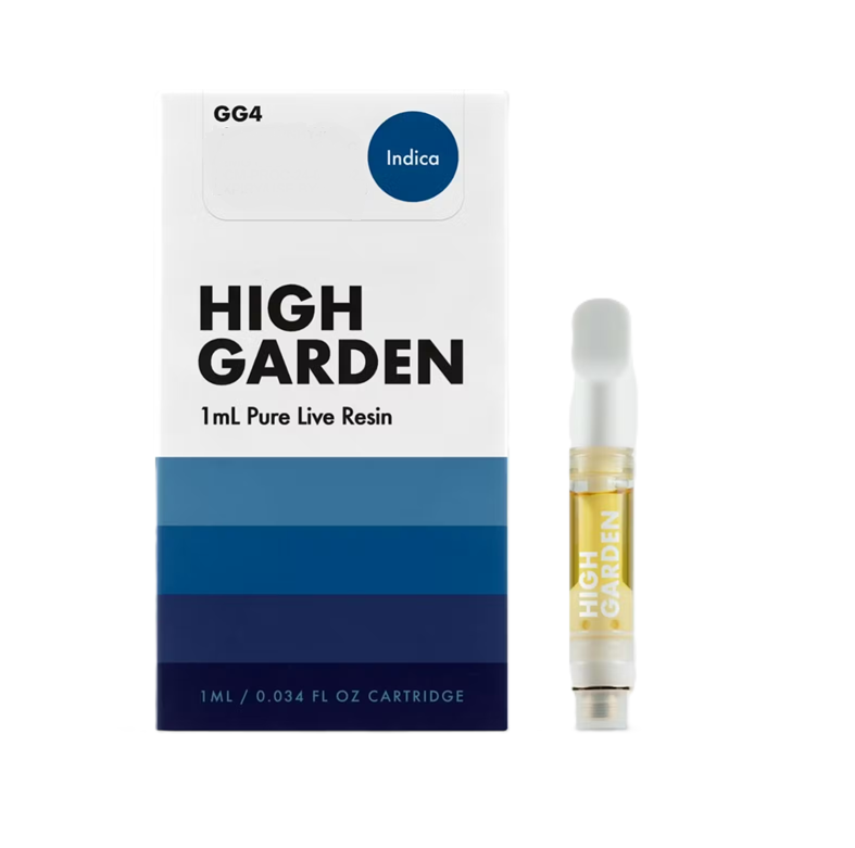 High Garden | GG4 | Live Resin Vape Cartridge 1ML