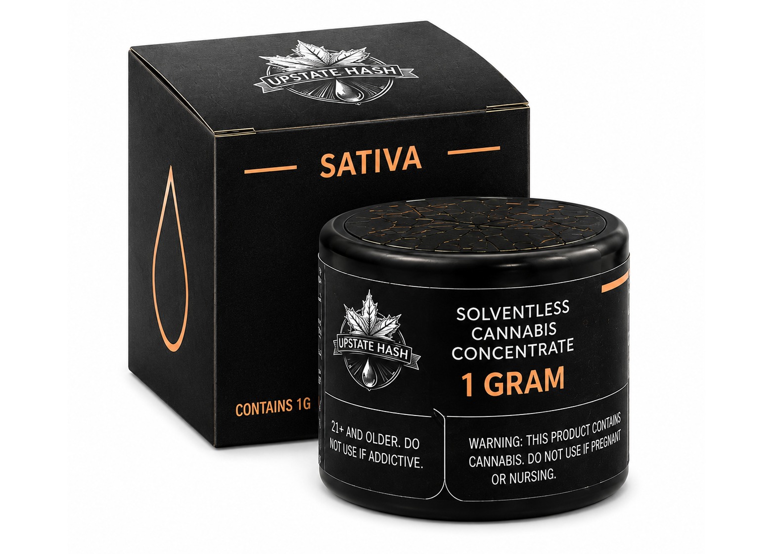 Upstate Hash | Sour Diesel | Cold Cure Rosin | 1g