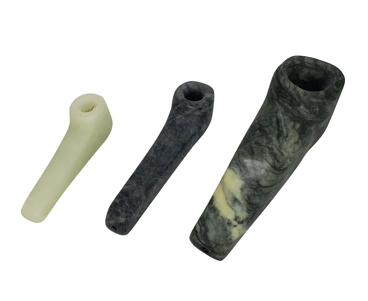 Paleolithic Pipes - Hand Carved Stone Pipe $50 product photo
