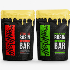 HashtagOG Edible Rosin Gummy Bar 100mg- Strawberry Lavender