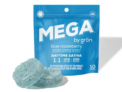Blue Razzleberry Mega 1:1  | 2pk/100mg