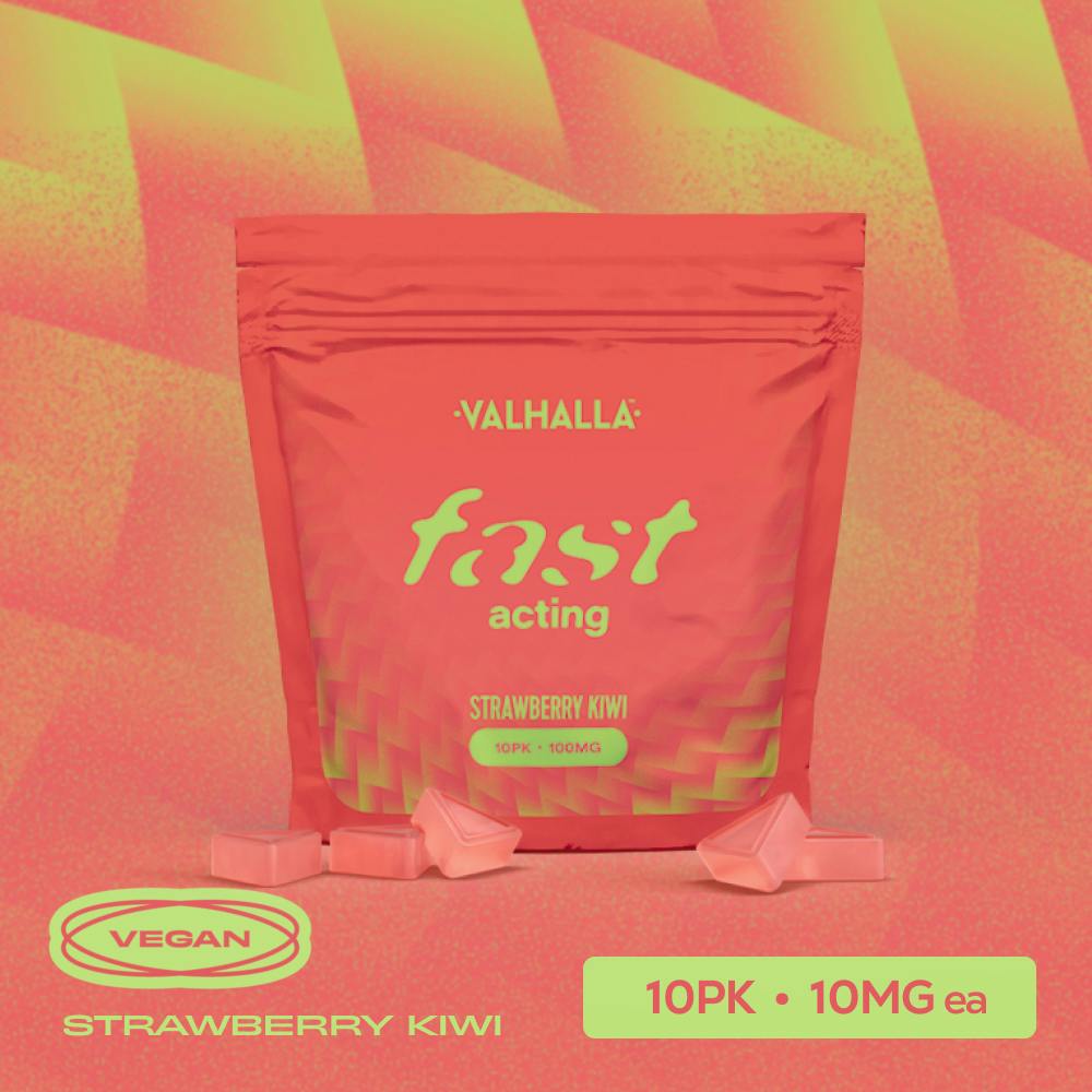 Strawberry Kiwi | Valhalla | Fast Acting Soft Lozenges (10 Pack)