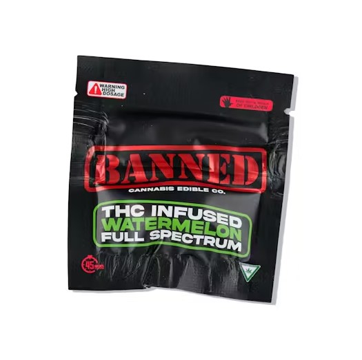 Banned | Watermelon | Single Gummie | 200mg