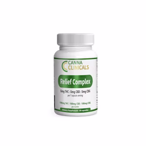 Canna Clinicals  | Relief Complex Capsules | 5mg | 20pk | .1g by Canna Clinicals - edibles cannabis product