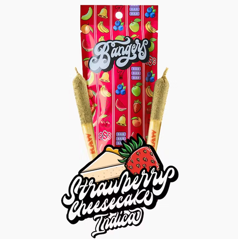 Bangers | Strawberry Cheesecake Infused Pre-Roll 2pk 1.2g