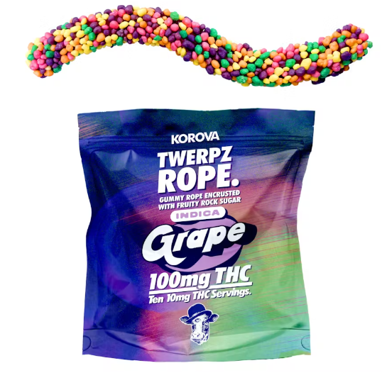 KR: Twerpz Rope Grape 100mg