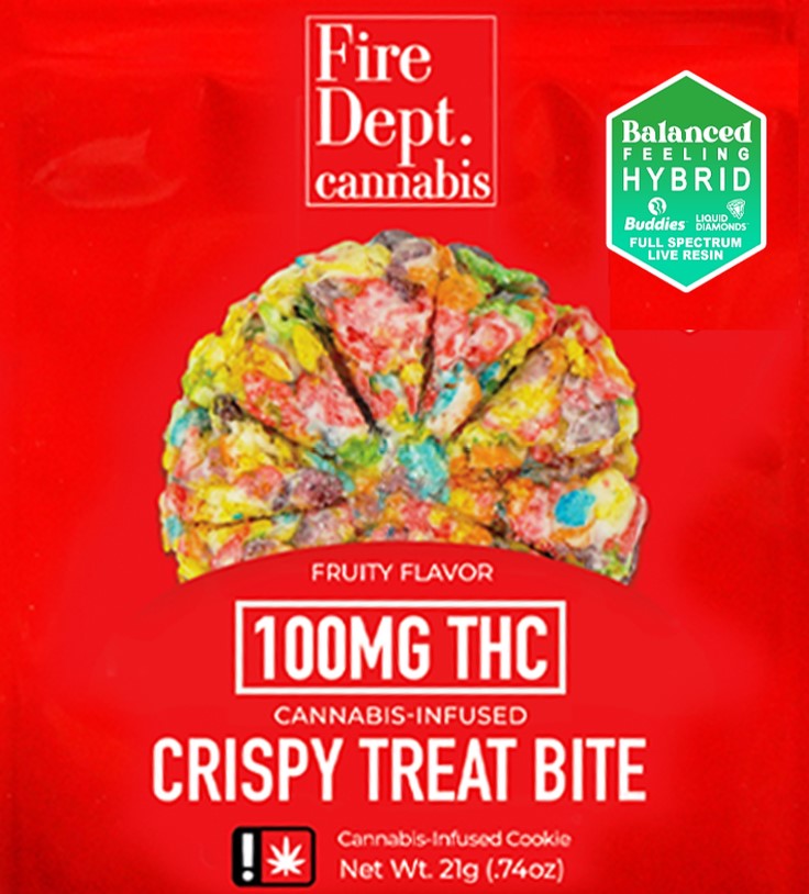 100mg Fruity Hybrid - Crispy Treat - Fire Dept.