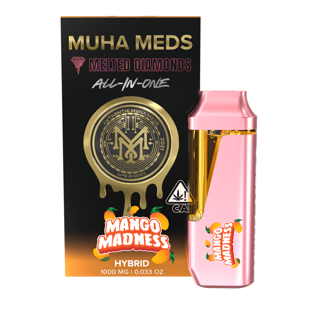 MuhaMeds - 1G Melted Diamond Disposable - Mango Madness