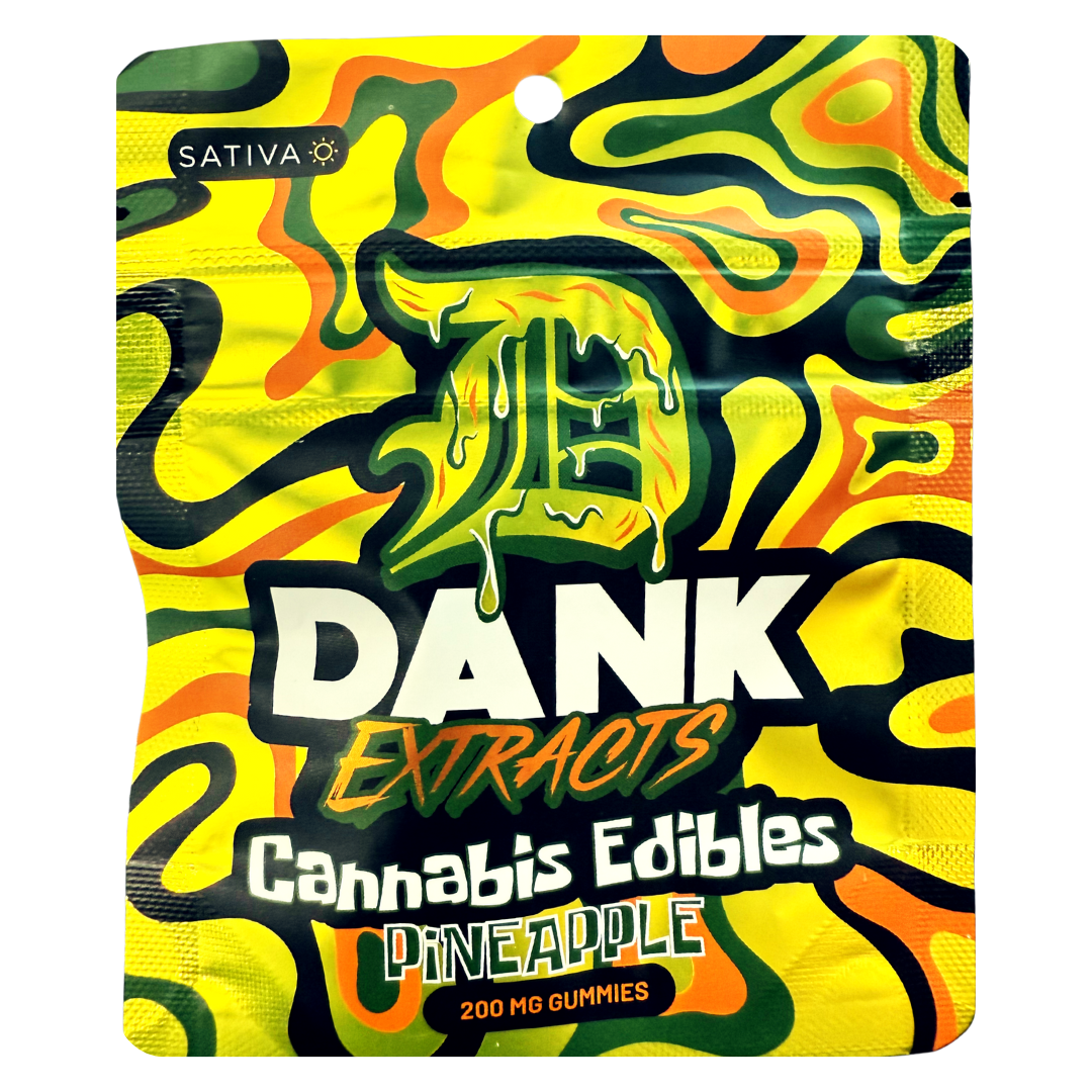Dank Extracts - 200MG Gummies - Pineapple