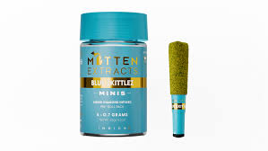 Mitten Extracts - Blue Zkittlez - 5 x .7g Infused Prerolls