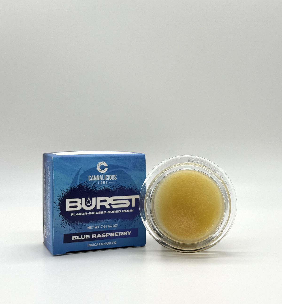 CANNALICIOUS - BURST -  BLUE RASPBERRY FLAVOR INFUSED CURED RESIN