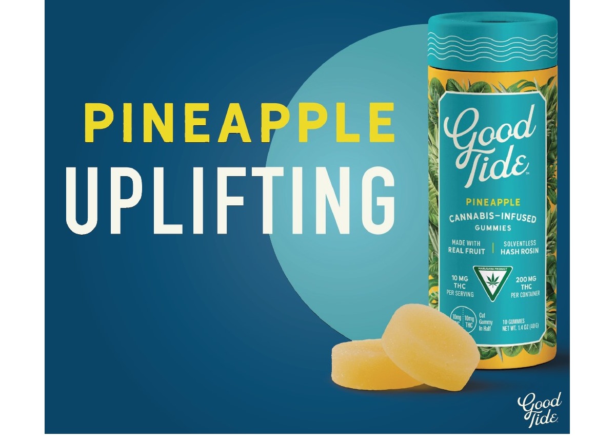 Good Tide - Gummies - 200mg Hash Rosin - Pineapple - Uplifting