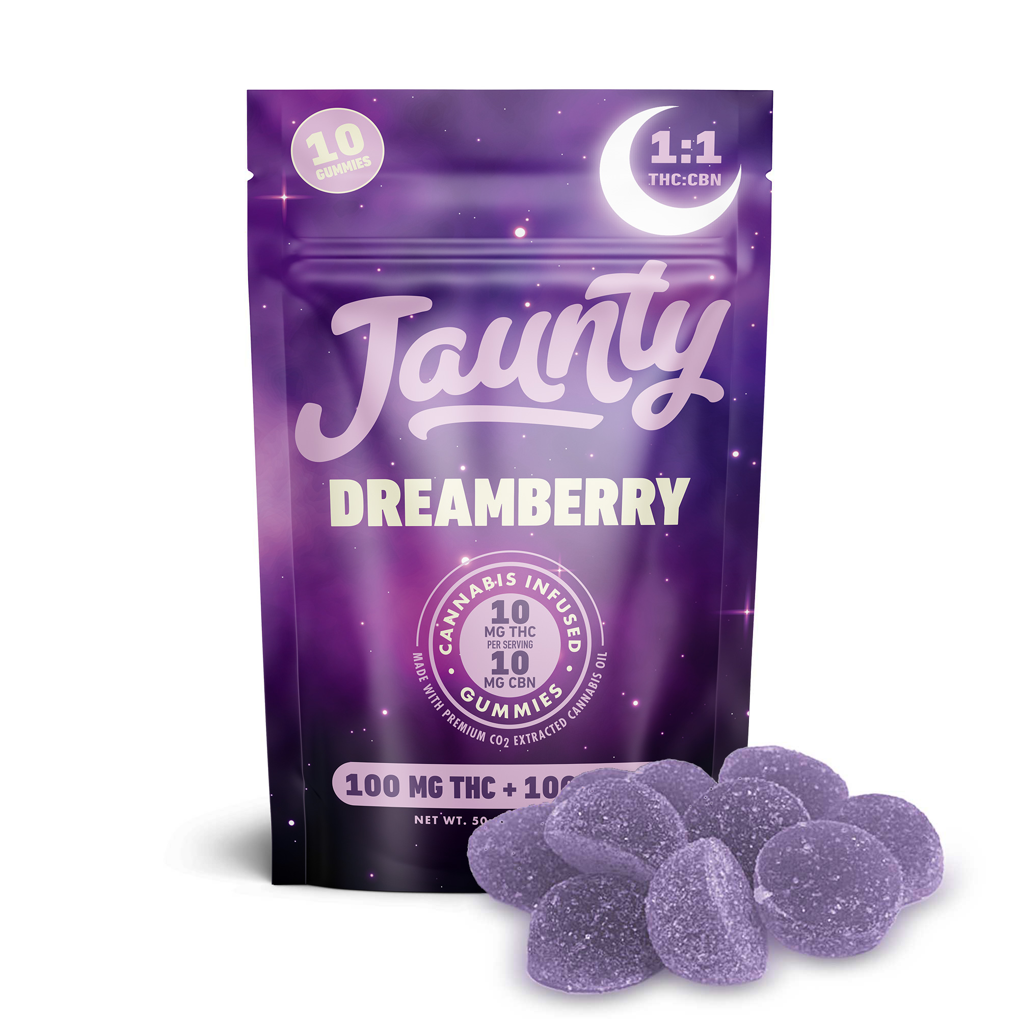 Dreamberry Gummies | 1:1 THC:CBN | 20mg | 2pk