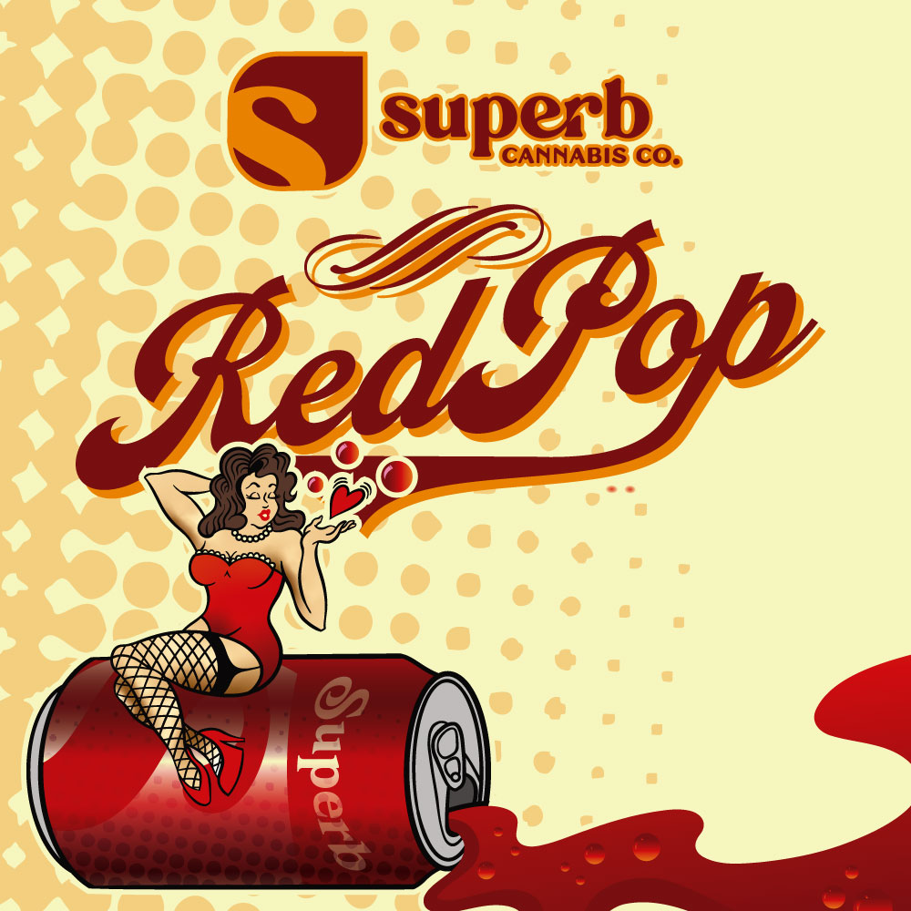 Superb | Red Pop | Full Flower Pre-Roll | 1g