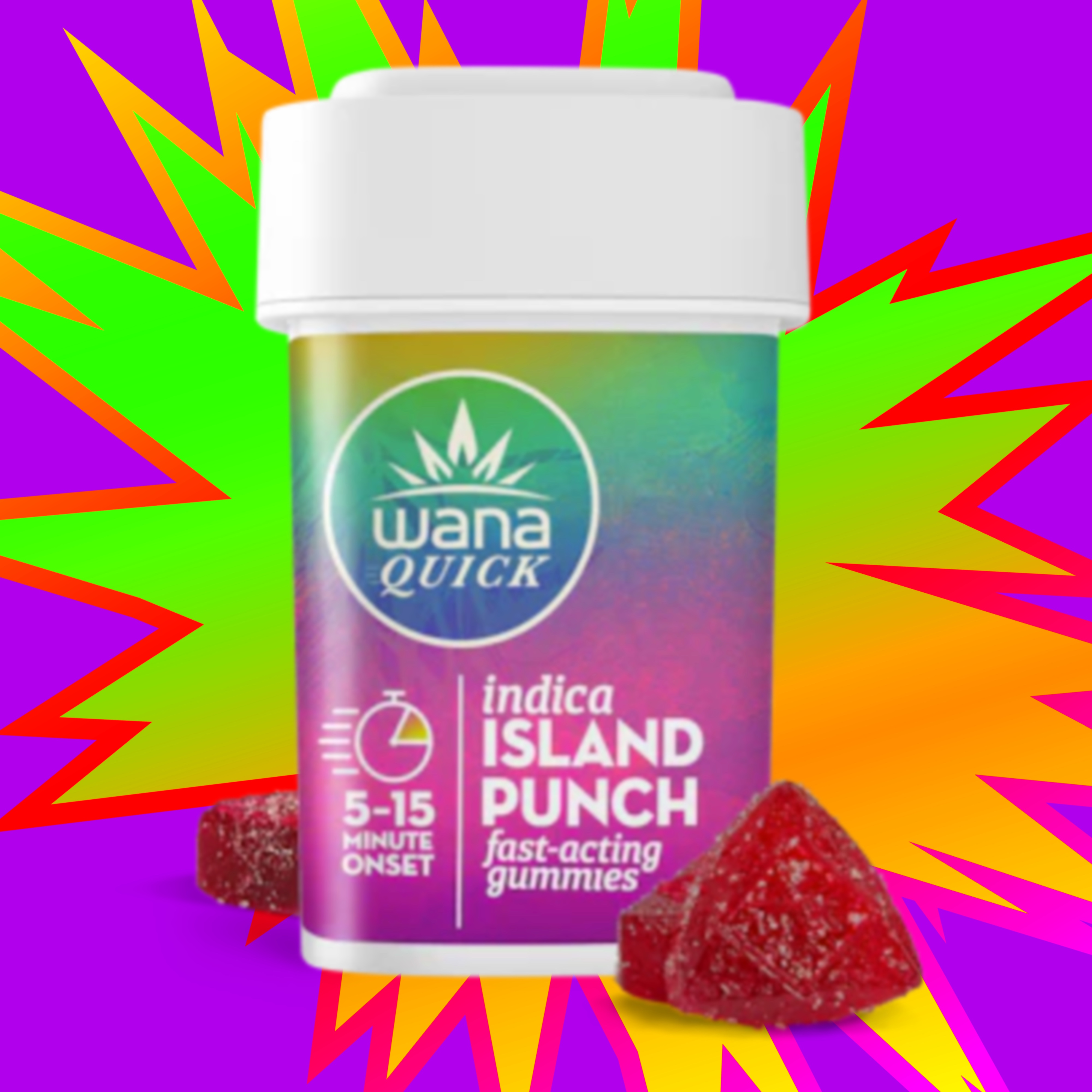 Quick Island Punch Indica Chews [10 Pack] | 100mg