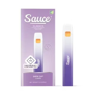 Sauce | Snow Cap (Glto) | 1g Dist AIO [Hybrid]