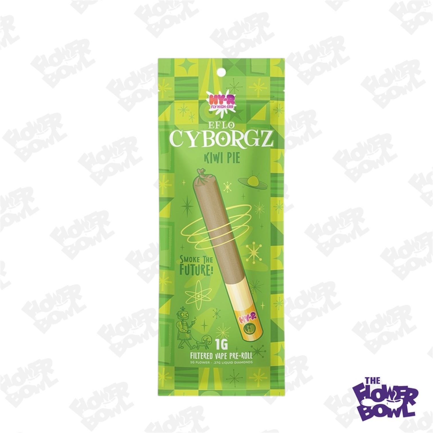 HY-R Cyborgz: Kiwi Pie 1.27G Infused Preroll