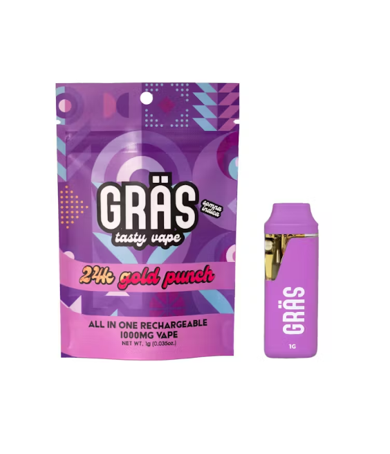 GRAS - Tasty Vape: 1000MG - 24k Gold Punch