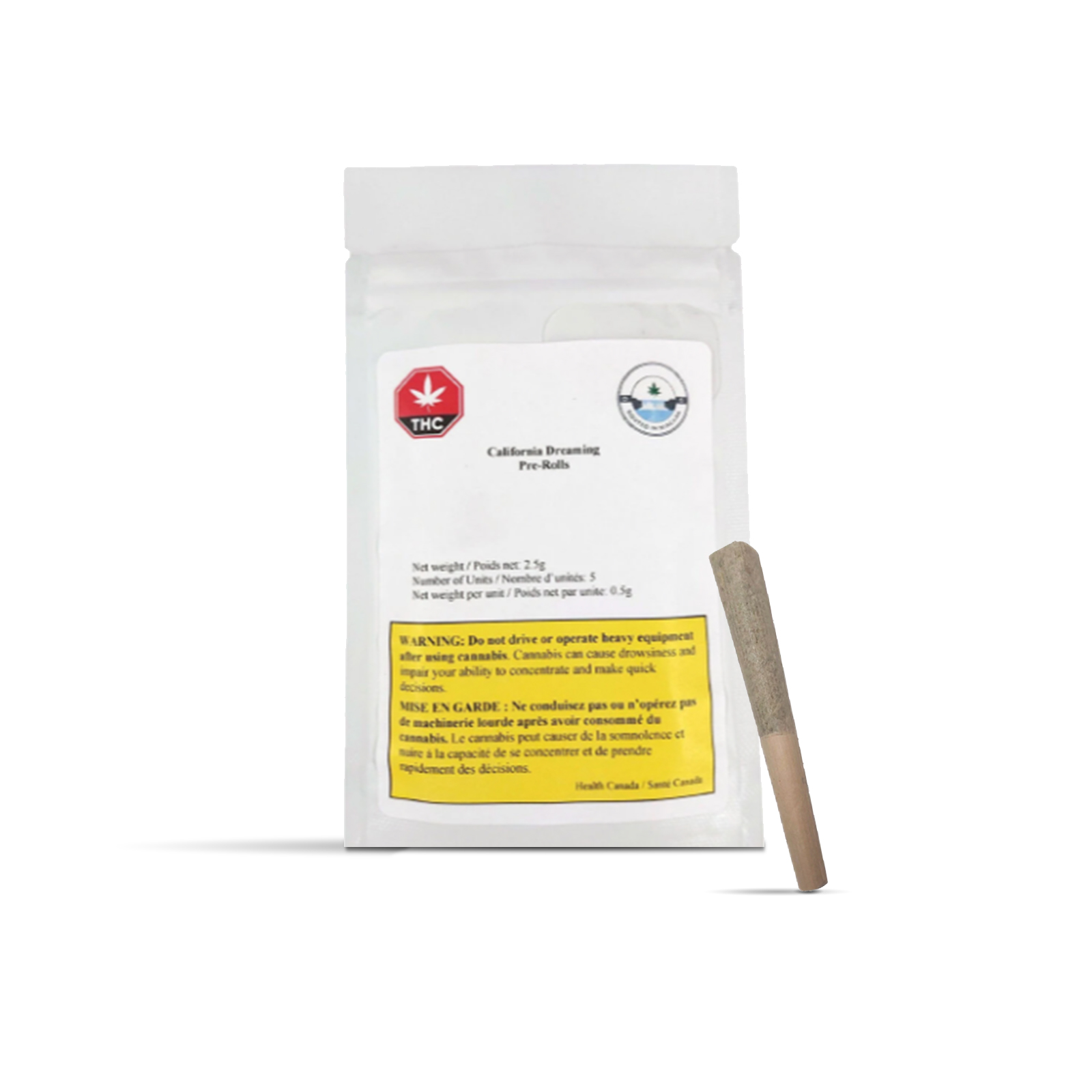 California Dreaming Pre-Roll 5-Pack | 2.5g