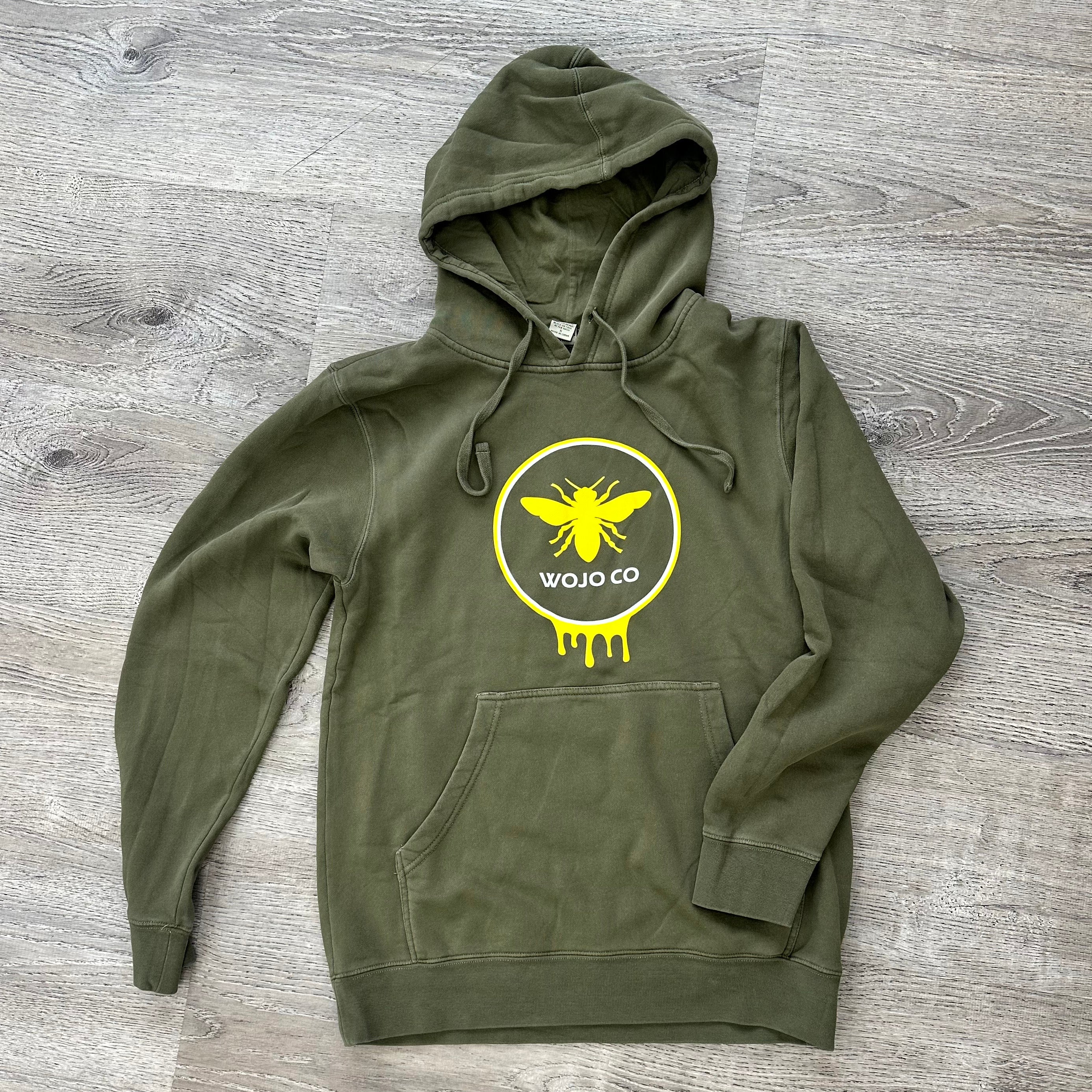 Drip Hoodie Army Green Medium