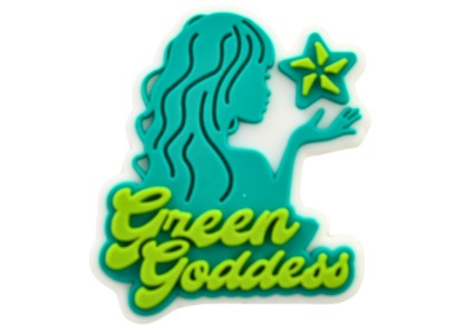 Green Goddess Crocs Charms