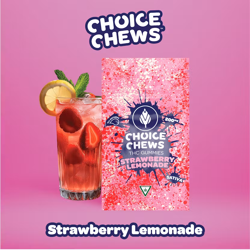 Strawberry Lemonade Sativa Gummies | Edibles | 100mg