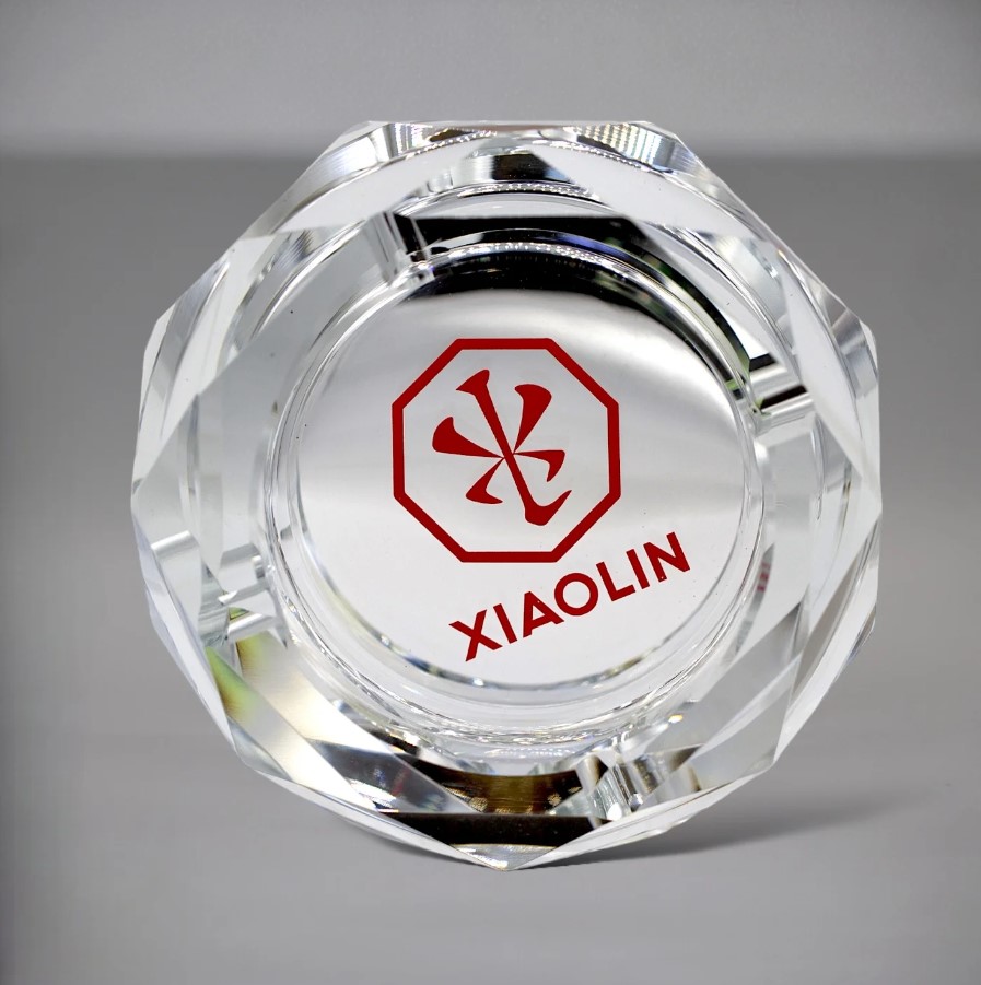 Clear Octagon Ashtray