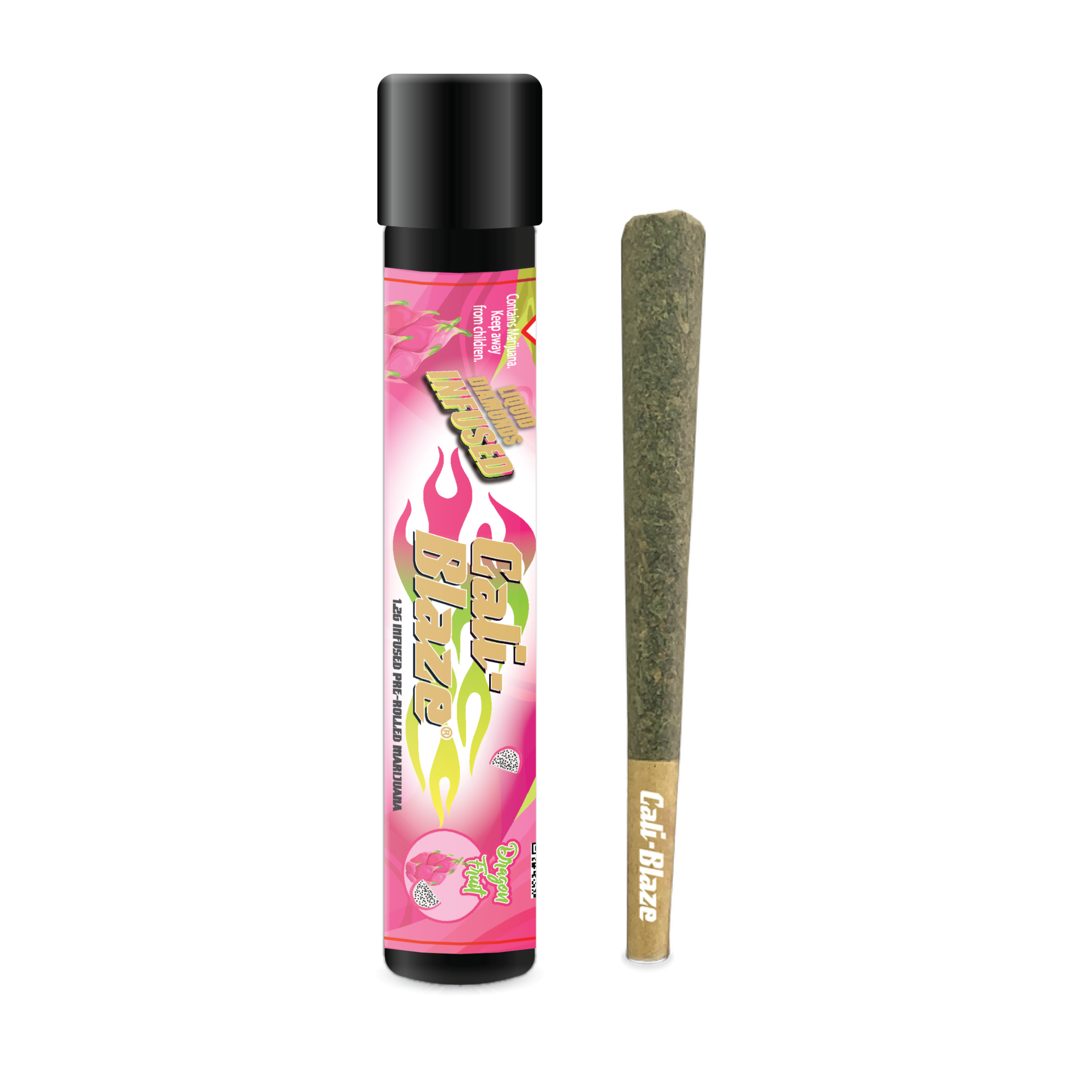 CALI-BLAZE | Infused Preroll | Dragon Fruit | 1.2g