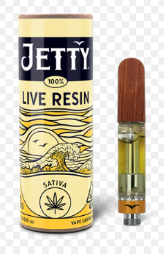 Jetty Garlic Mac Sativa Live Resin Vape Cart