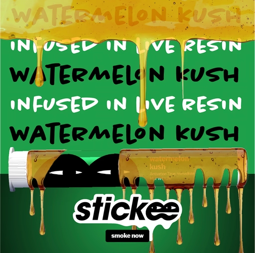 Stickee Live Resin Infused Pre-roll - Watermelon Kush