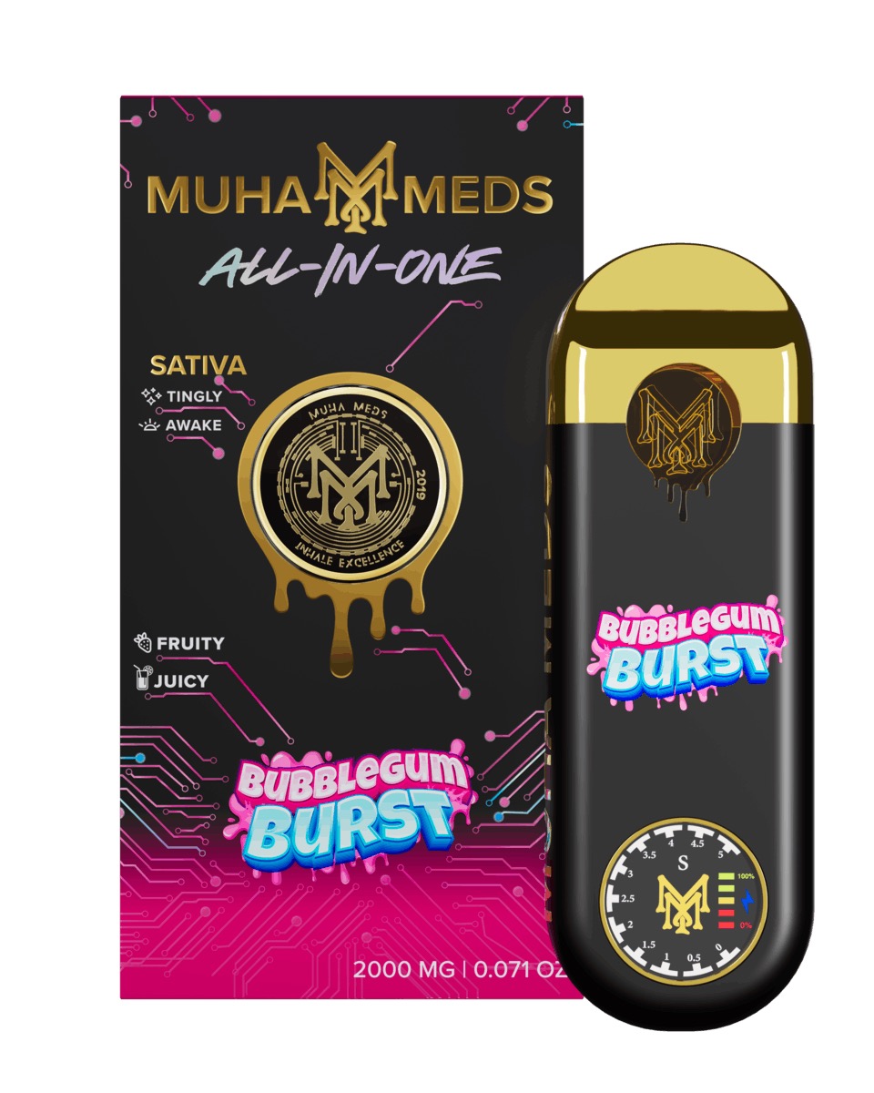 Muha Meds Disposable Vape | Bubble Gum Burst