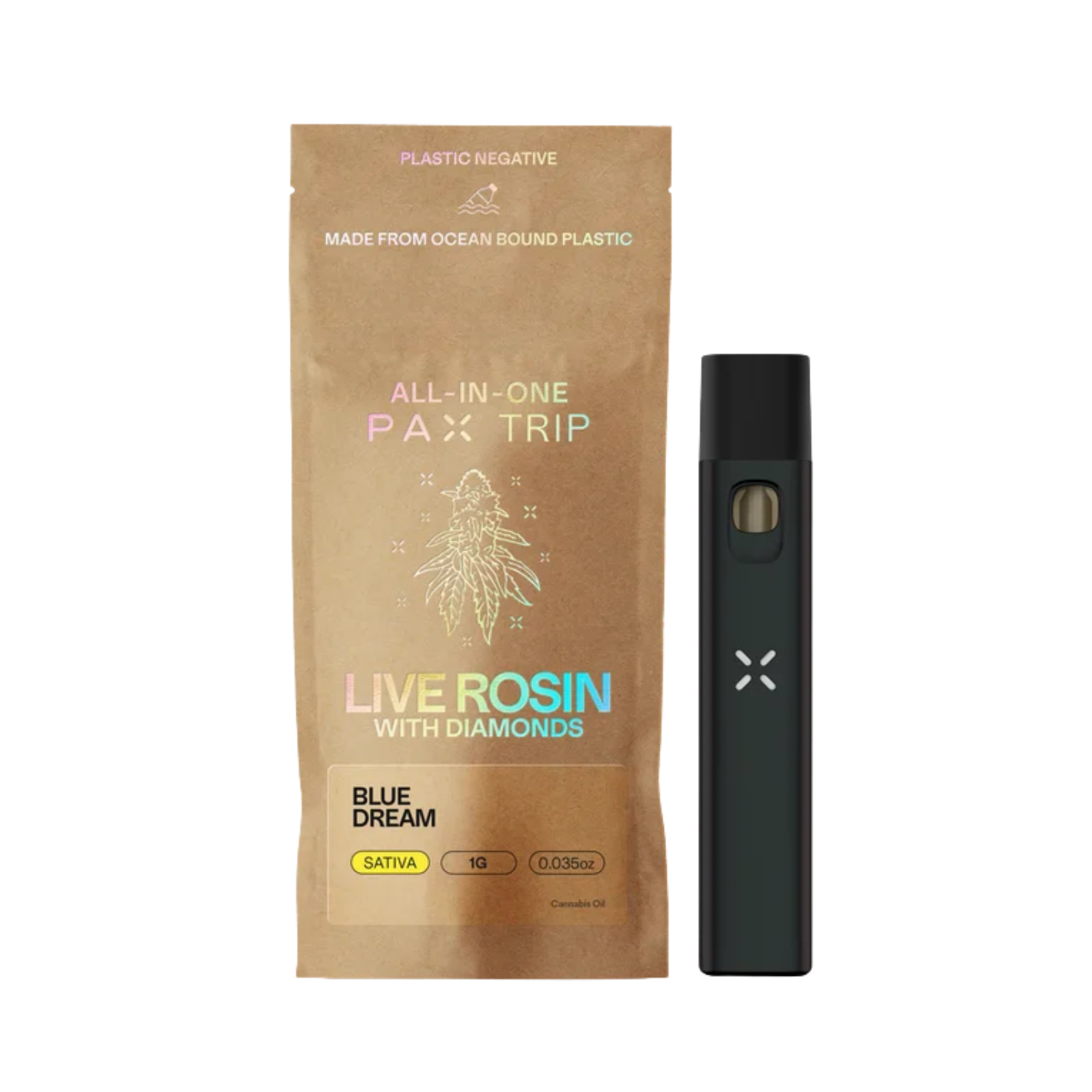 Pax - Blue Dream Live Rosin With Diamonds Disposable - 1g