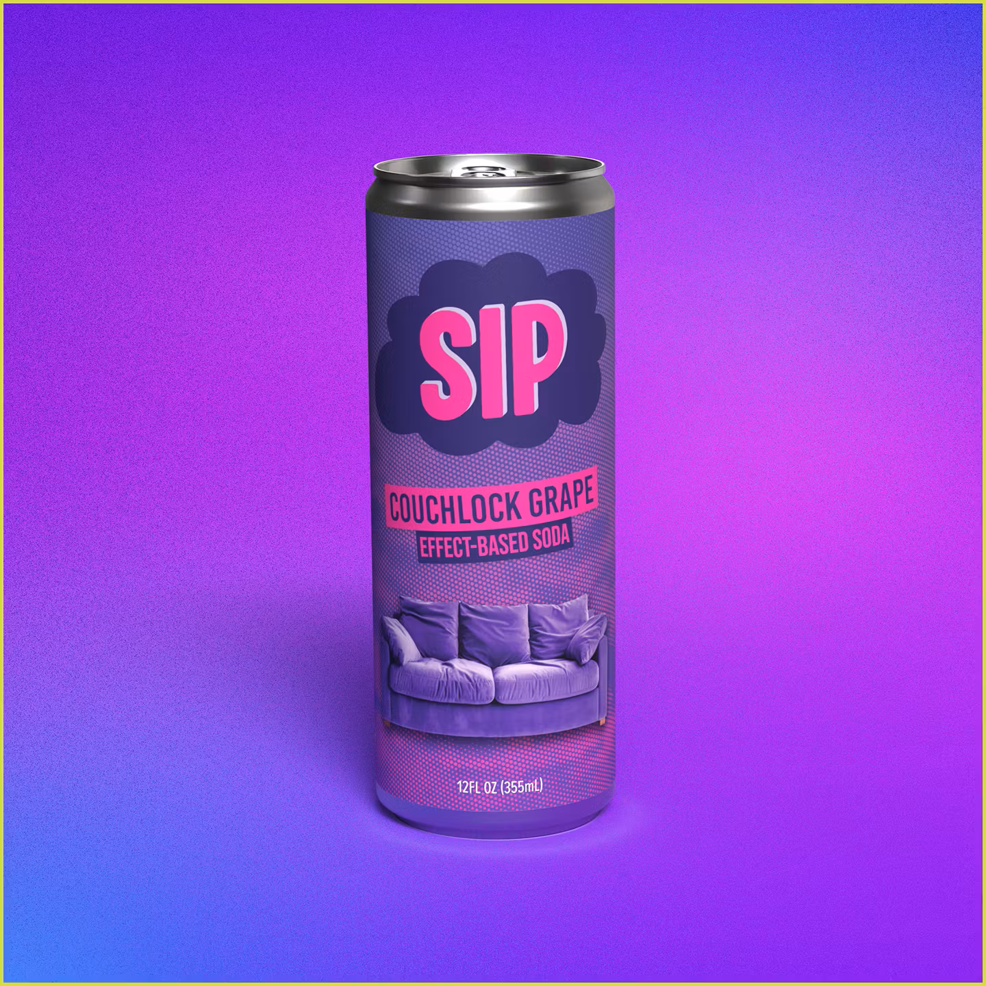 5mg SIP Soda Single - Couchlock Grape