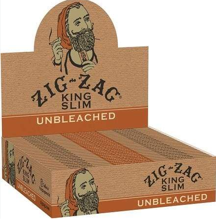 Zig Zag King Slim 32pk | Unbleached product photo