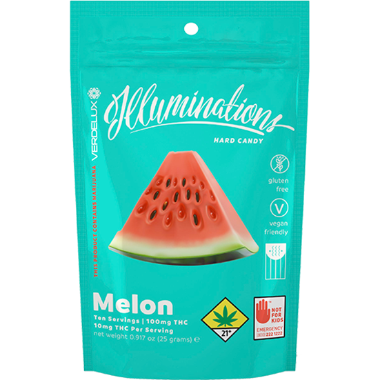 Illuminations Mellon Hard Candy 10-Pack Edibles Verdelux | 100mg (DOH)