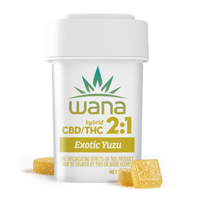 Classic Exotic Yuzu 2:1 CBD/THC Gummies [10 Pack] | 100mg