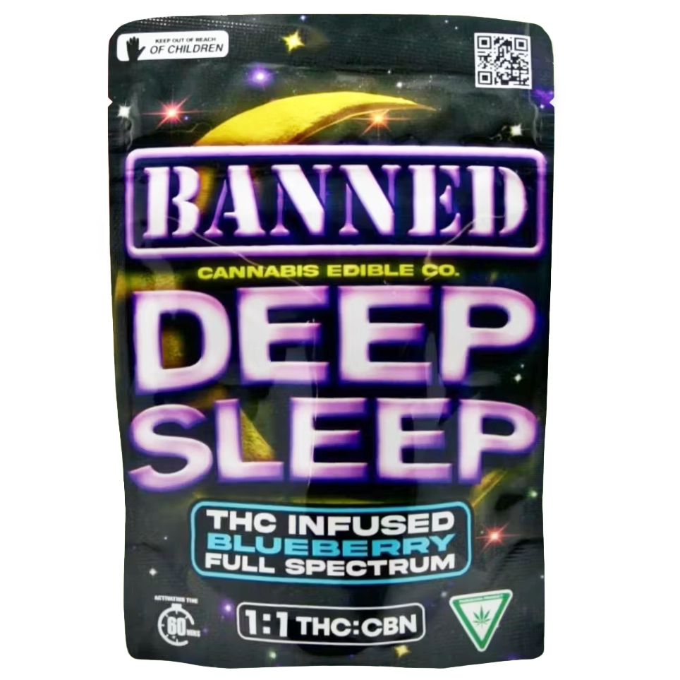 Banned | 200mg Deep Sleep Gummies | Blueberry